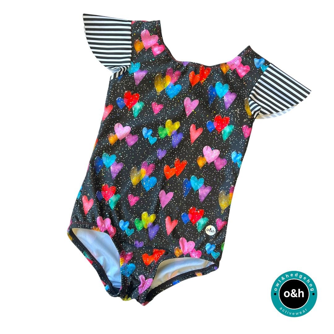 Size 7 - flutter sleeve leotard