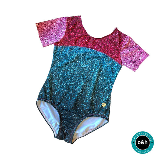 Size 12 - Tee sleeved leotard