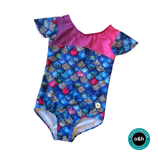 Size 5 - flutter sleeved leotard