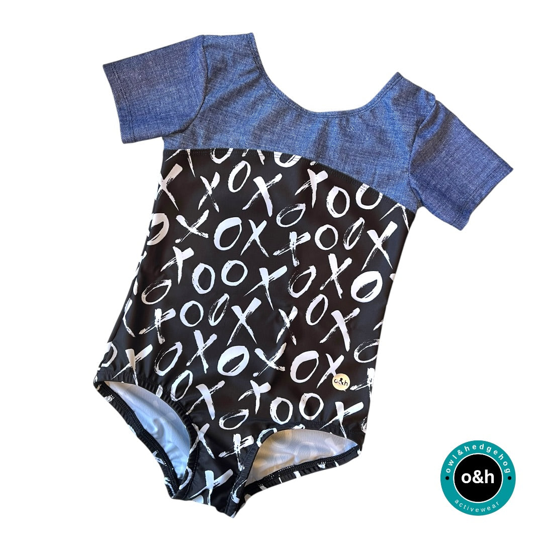 Size 8 - Tee sleeved leotard