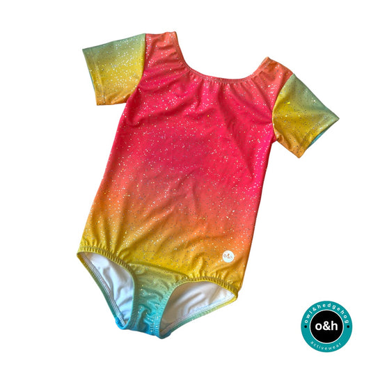 Size 6 - tee sleeved leotard